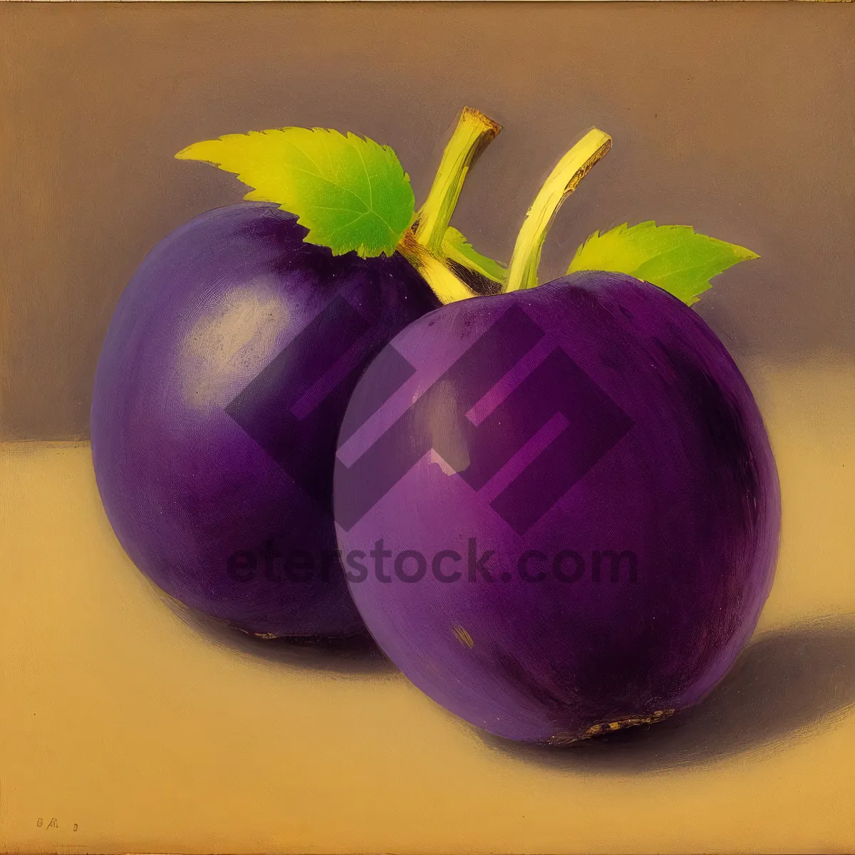 Picture of Festive Purple Onion Ornament for Winter Celebrations