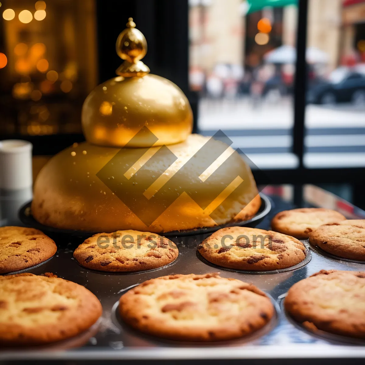 Picture of Bakery Delights: Indulgent Chocolate Cake and Sweet Pastries