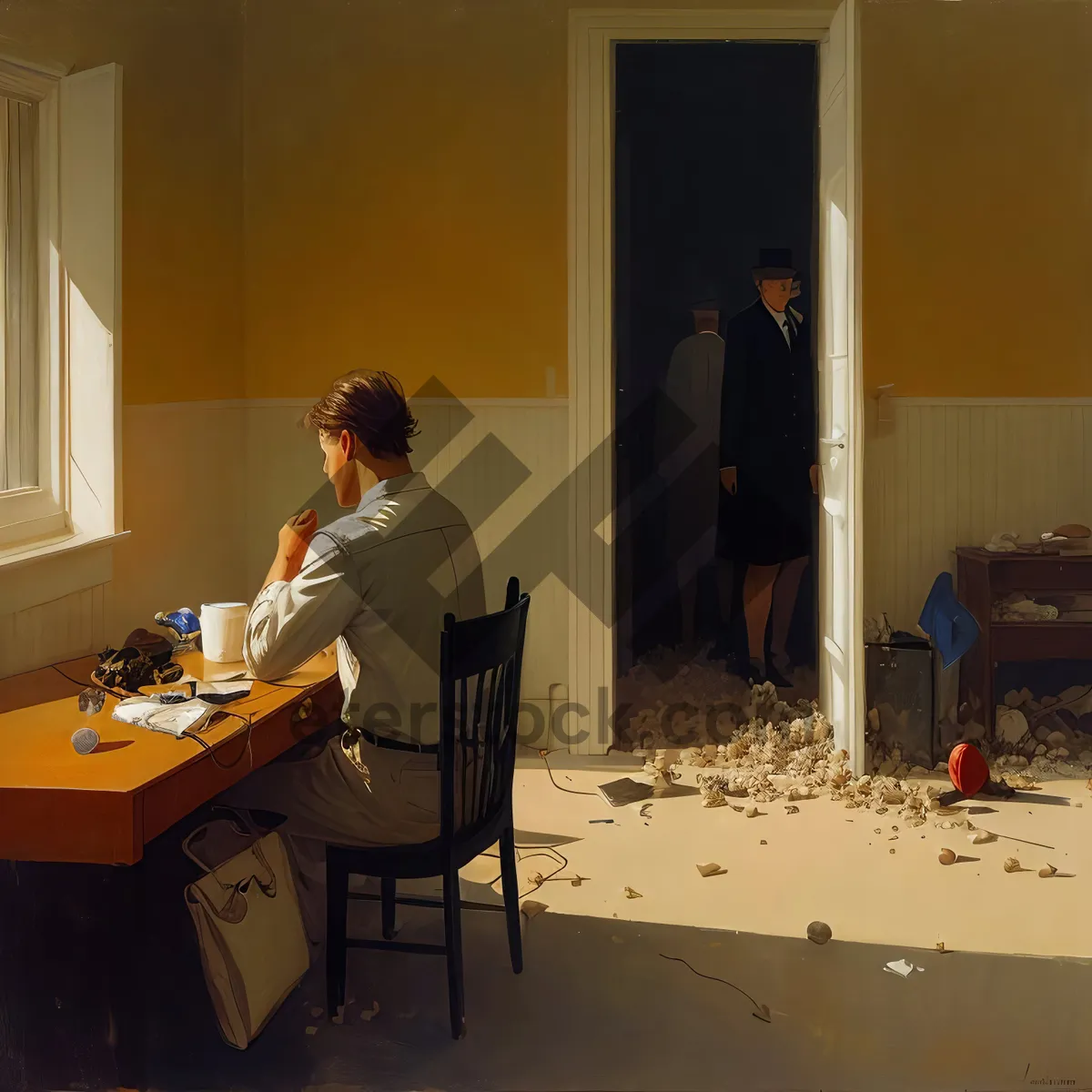 Picture of Business Meeting in Home Office