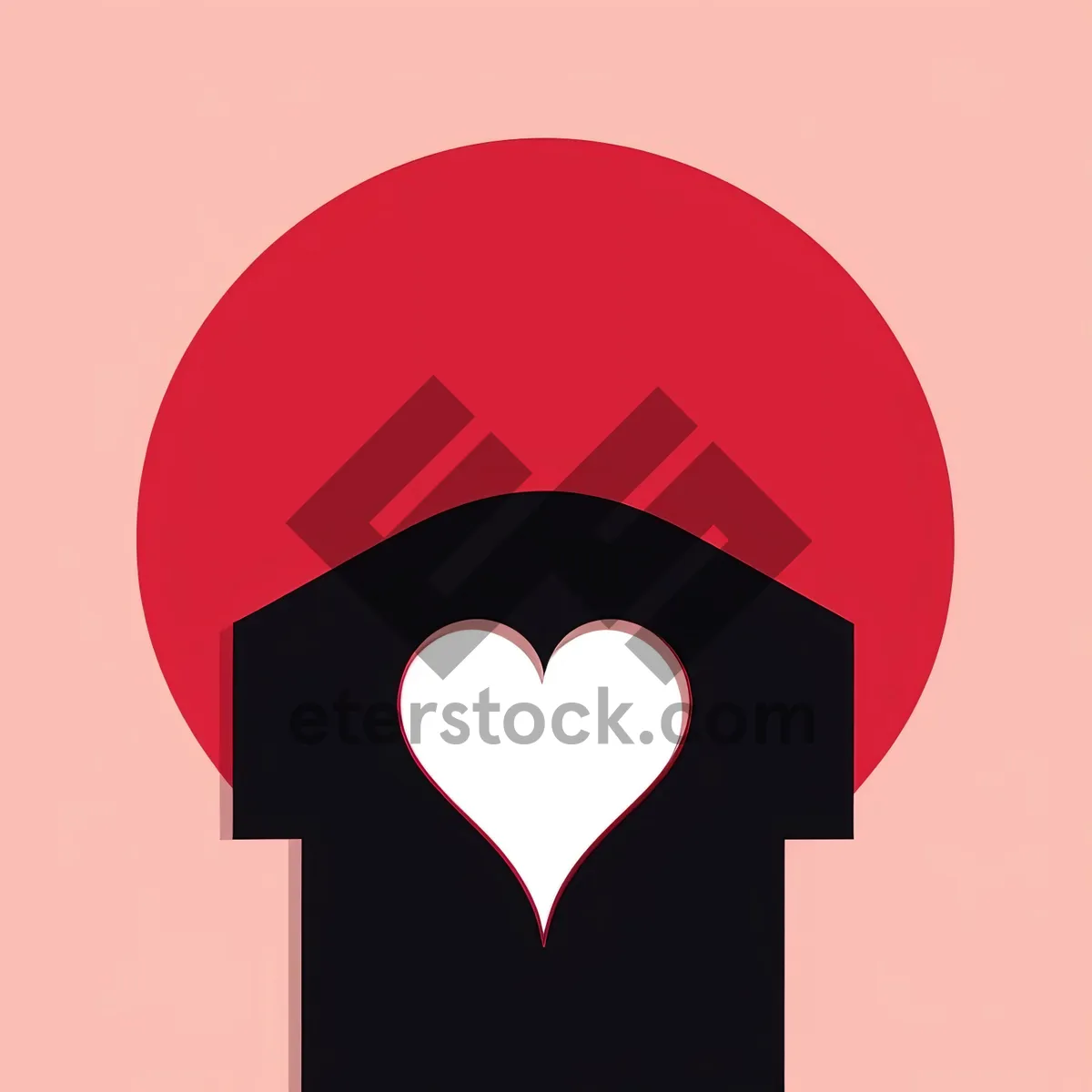 Picture of Symbolic Art Silhouette Icon: Dynamic Cartoon Sign.