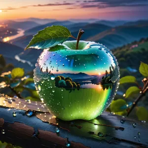Juicy Granny Smith Apple, Fresh and Delicious