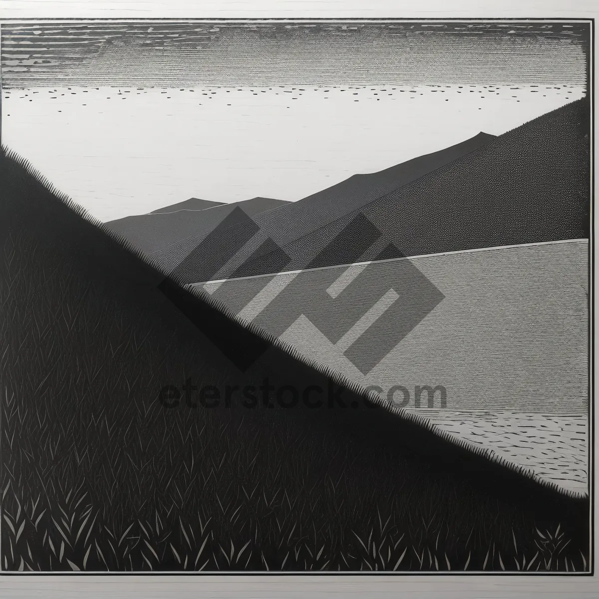 Picture of Textured Metal Fabric: Grunge Iron Window Screen Design