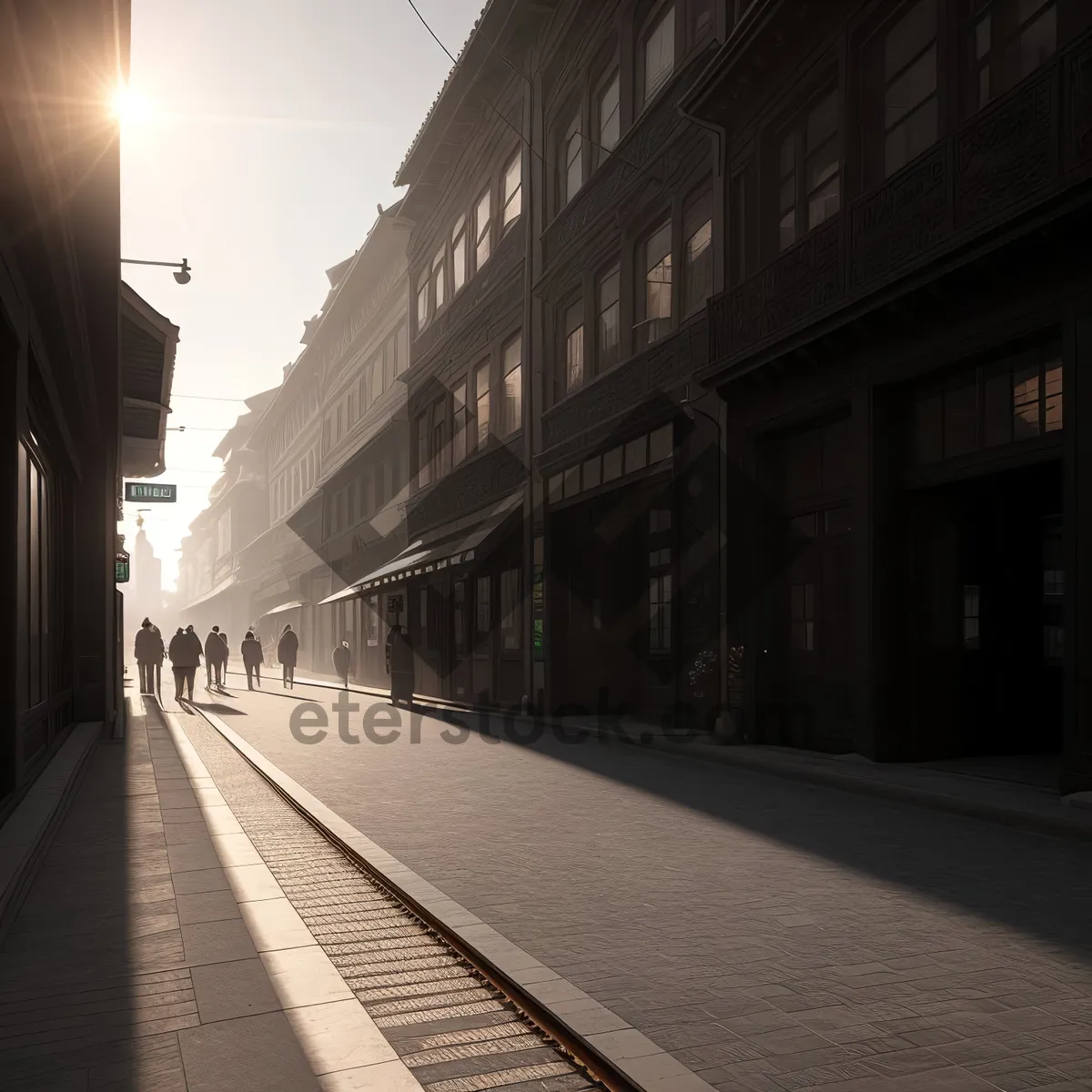 Picture of Urban Transport Hub: City Tramway Terminal in Architecture