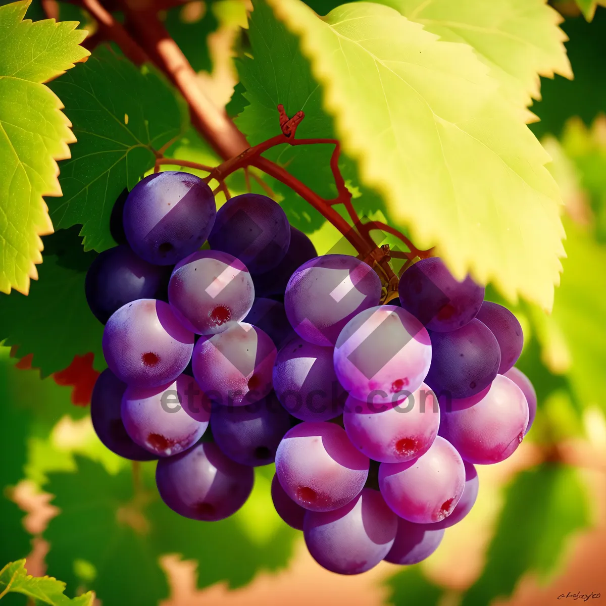 Picture of Autumn Harvest: Juicy Organic Grapes