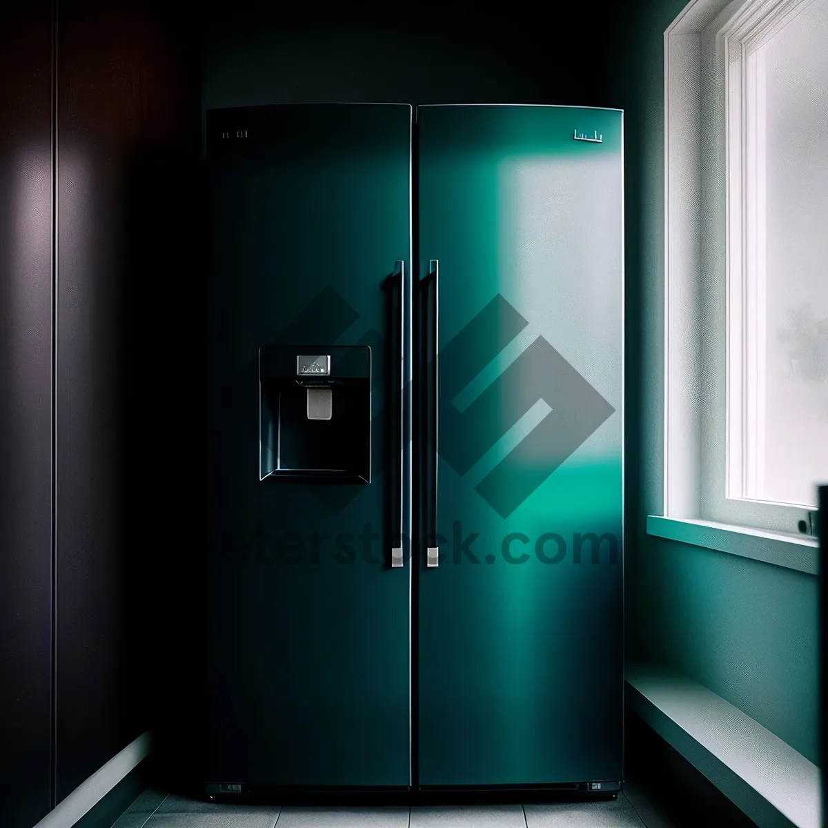 Picture of Modern 3D Refrigerator for Stylish Home