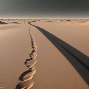 Desert Chain: Majestic Sand Dune Landscape