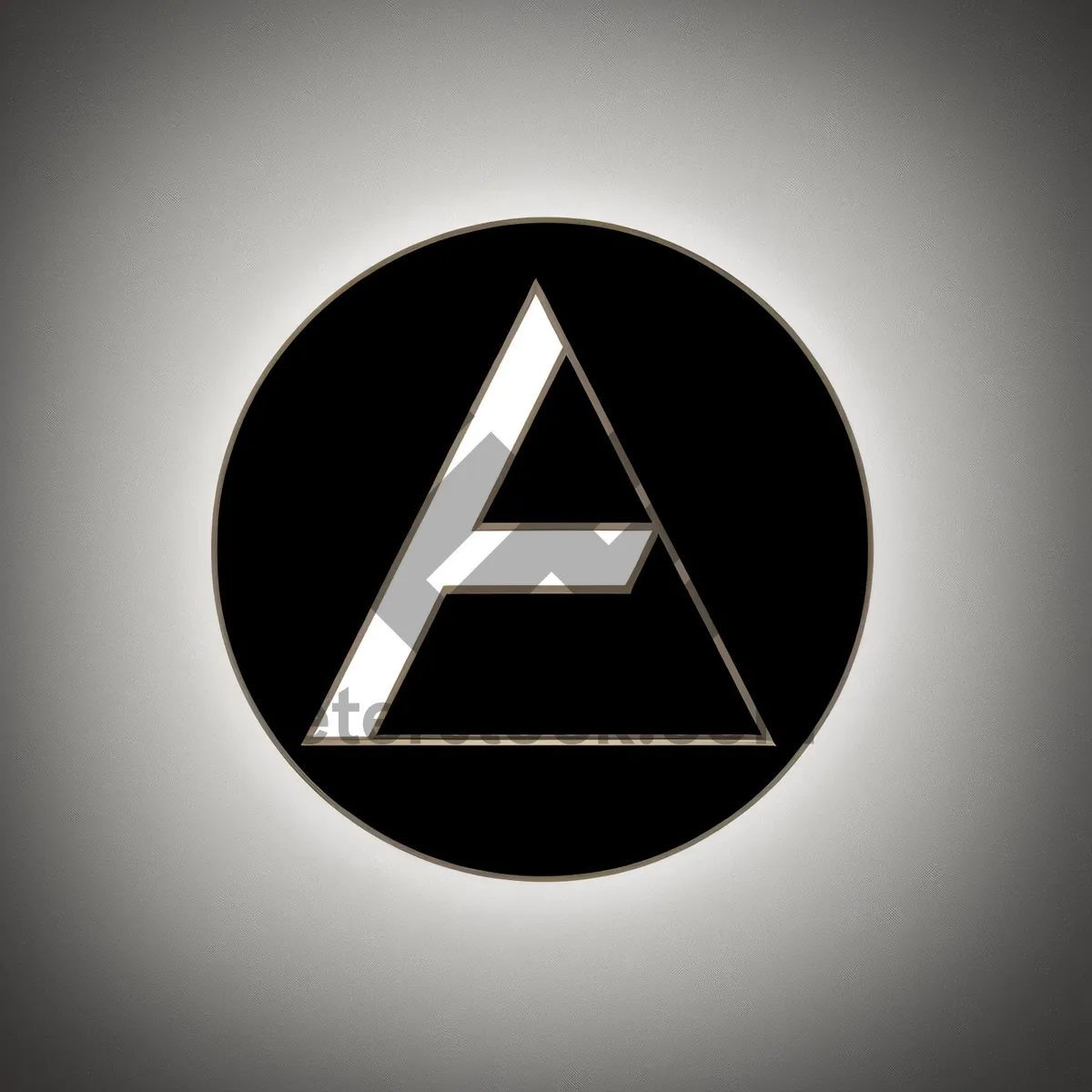 Picture of Modern Metallic Web Button: Bright Shiny Circle