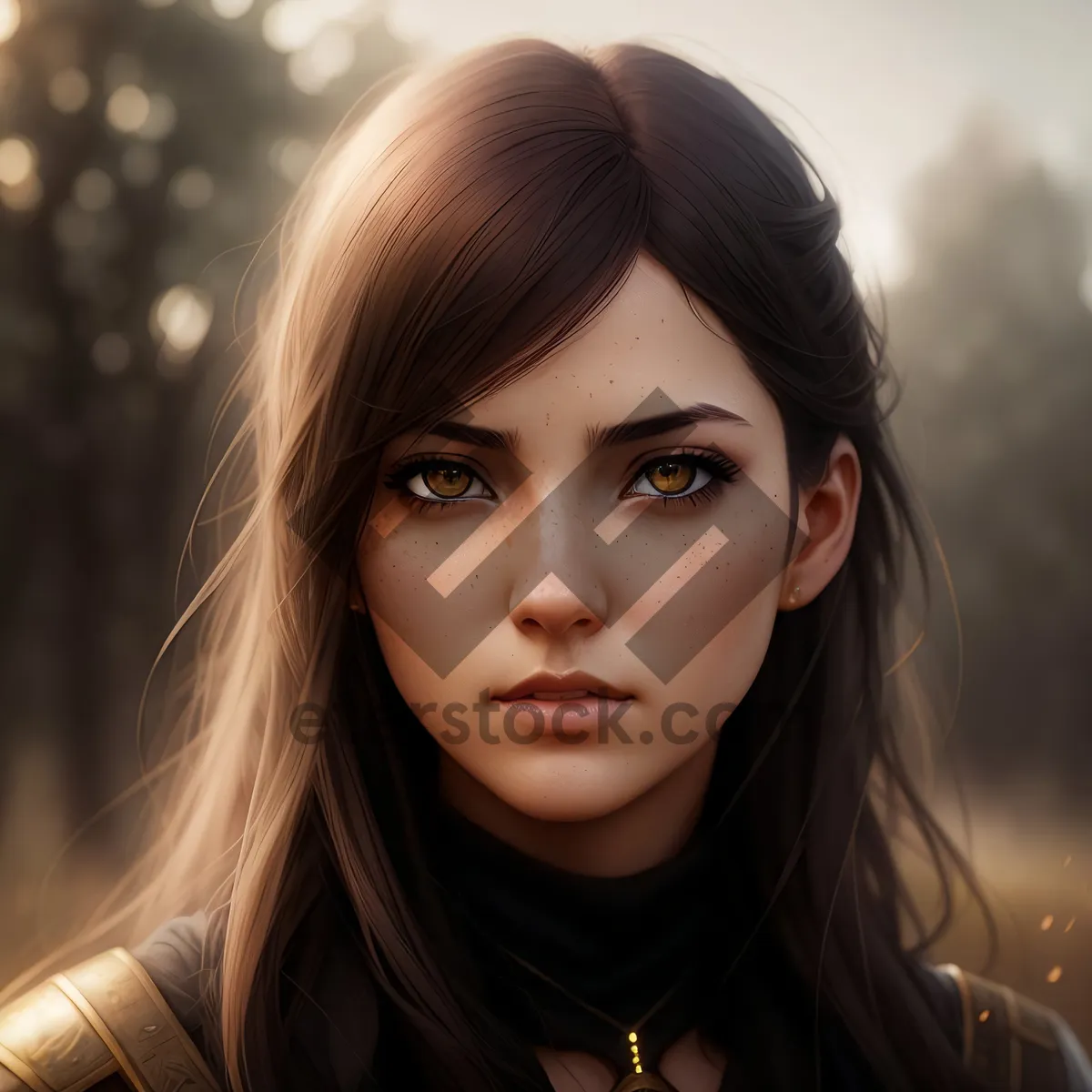 Picture of Smashing Beauty: Pretty Face of an Attractive Model