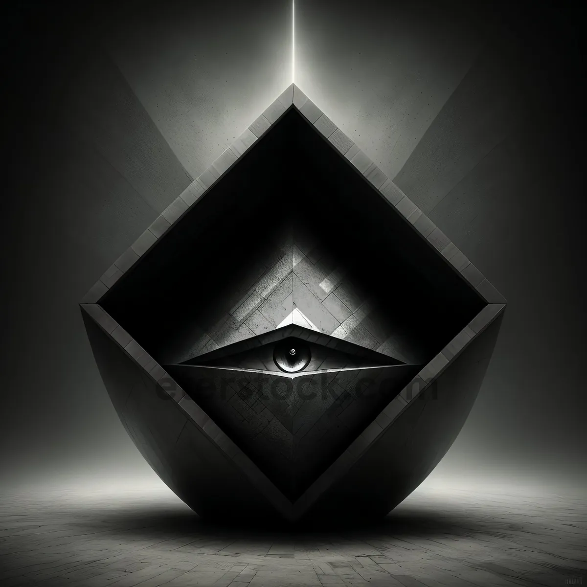 Picture of Glistening Crystal Icon - Solid Glass Symbol