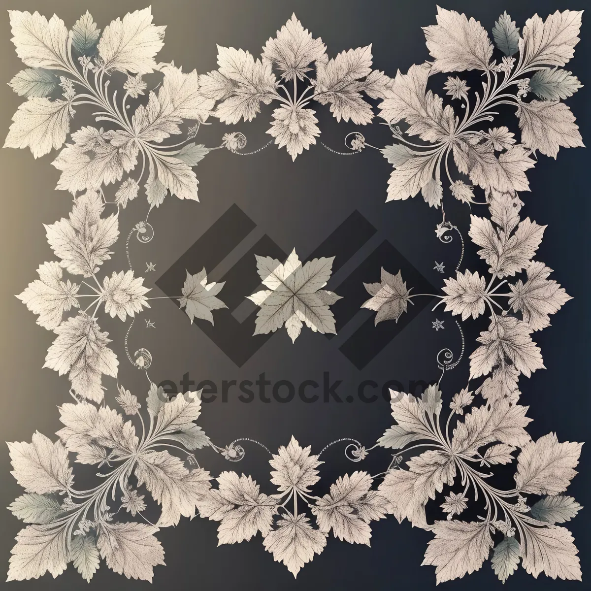 Picture of Frozen Floral Snowflake Decoration