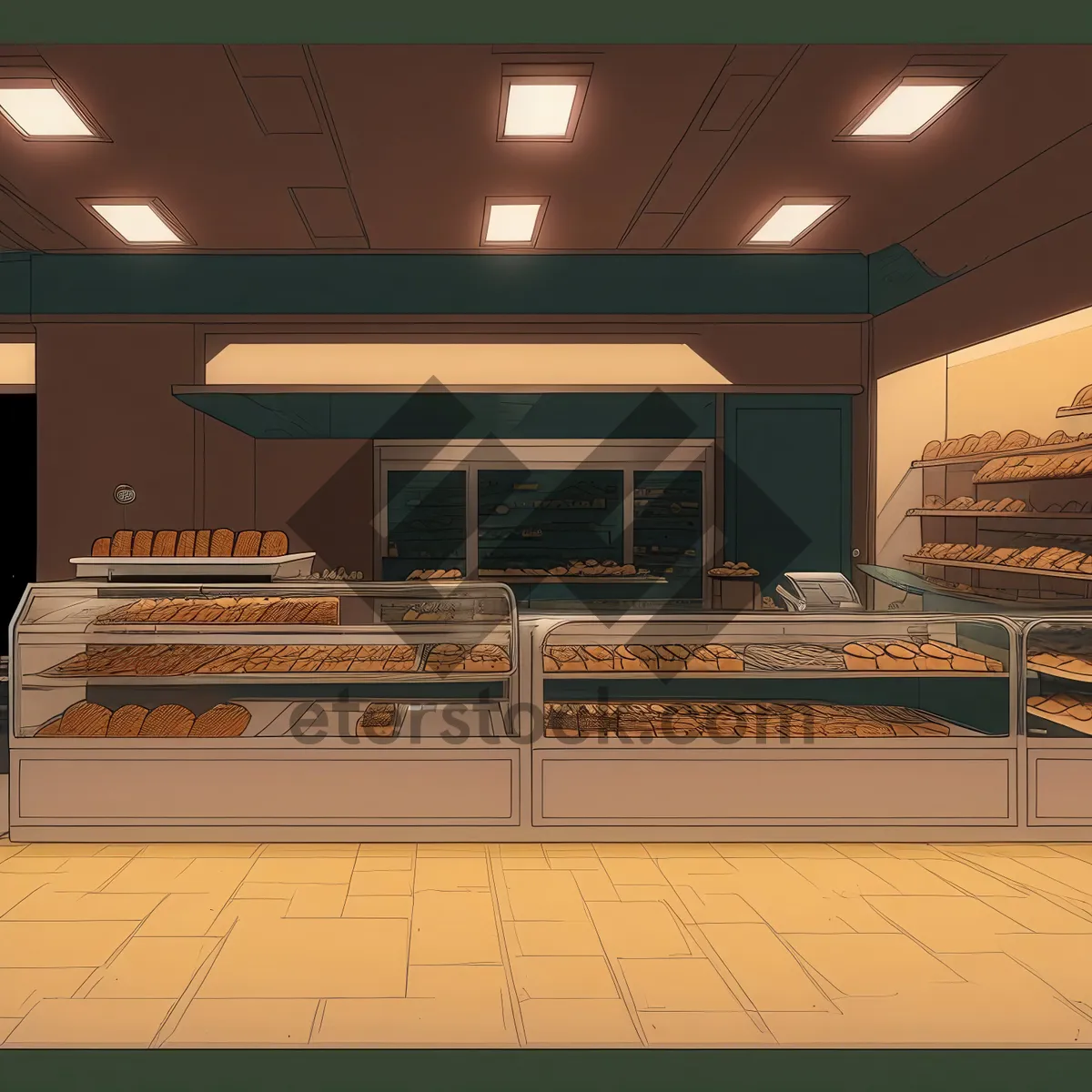 Picture of Modern Cinema Room with Luxurious Furniture