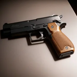 Black Gas Pistol - Military Handgun for Protection
