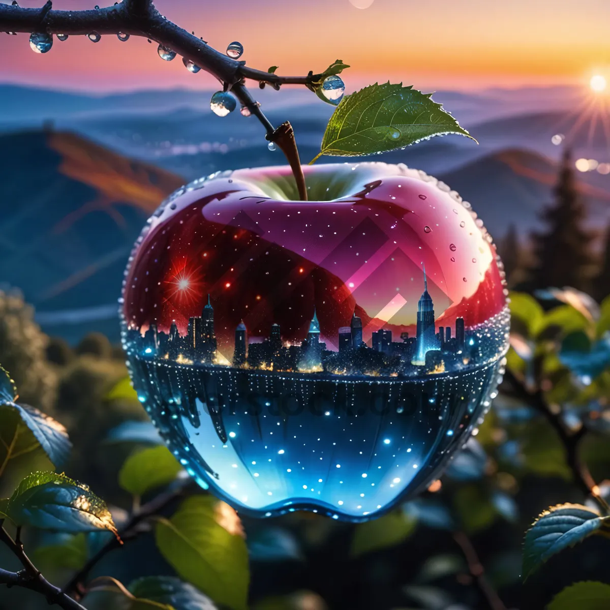 Picture of Juicy Holiday Apple for a Fresh Diet Bite