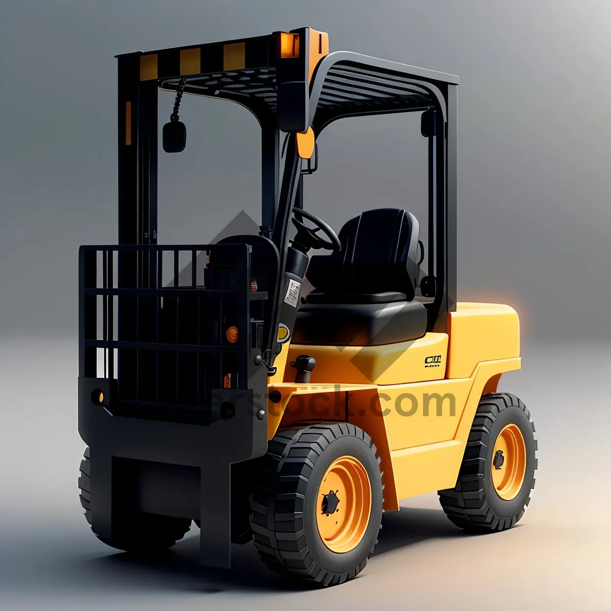 Picture of Heavy-duty Forklift Truck for Industrial Cargo Handling