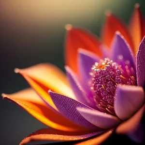 Blooming Pink Lily in Summer Garden