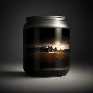 Chilled Glass of Wine in a Jar