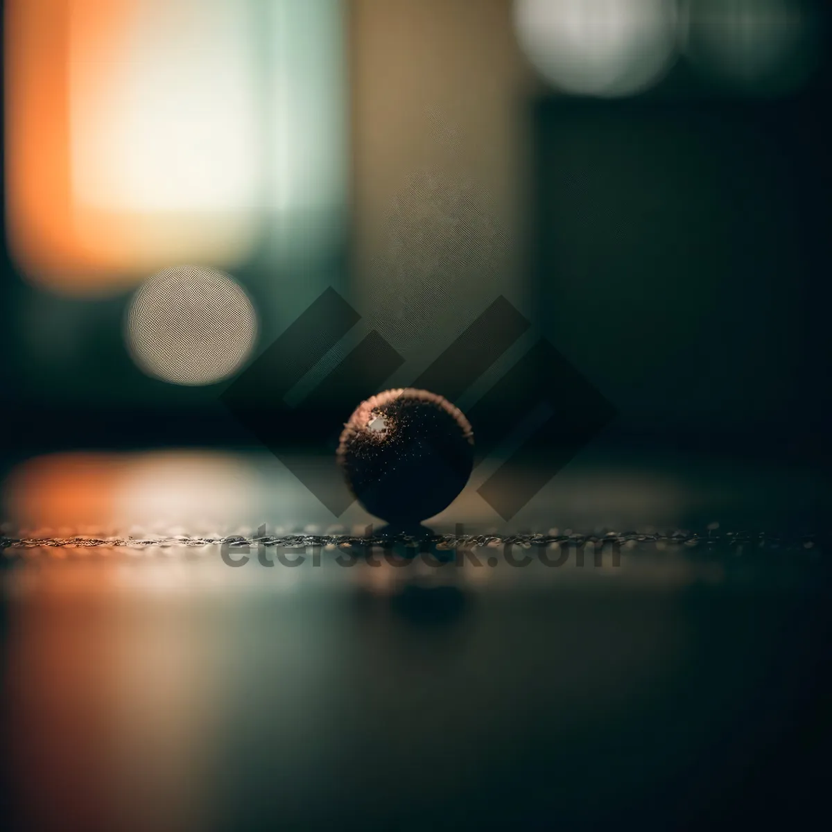 Picture of Luxury Golf Ball and Equipment on Black Table