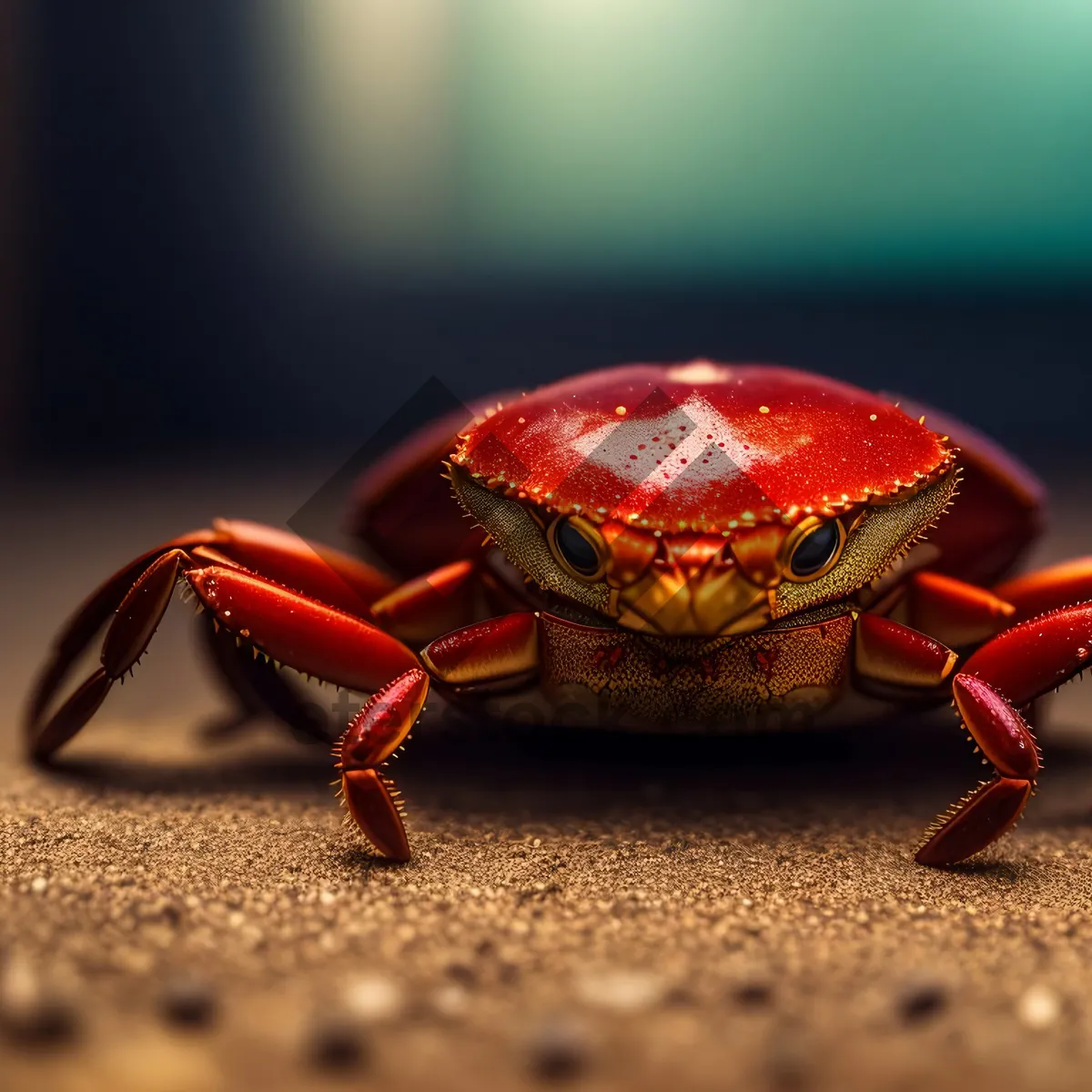 Picture of Close-up of Rock Crab Shell: Arthropod Invertebrate