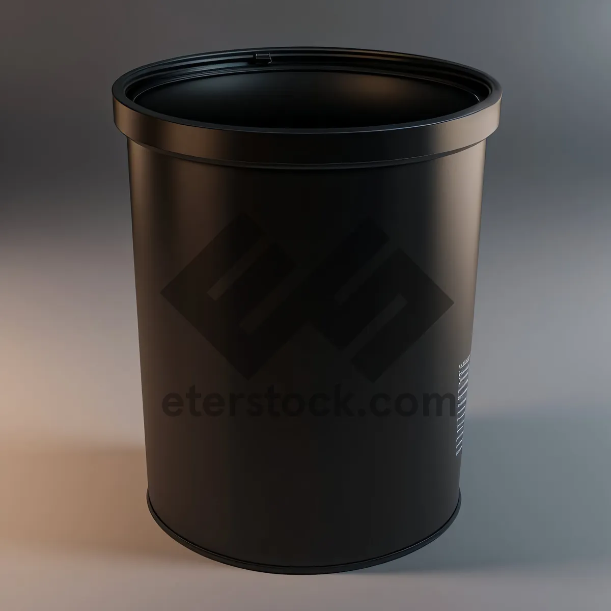 Picture of Empty Glass Mug on Tableware