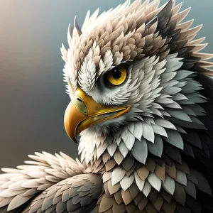 Majestic Bald Eagle with Piercing Gaze