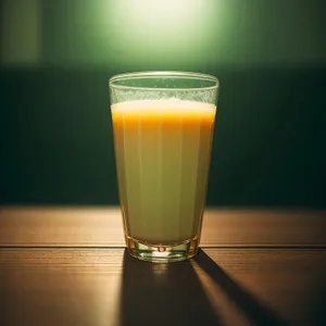 Refreshing Lager in a Frothy Glass