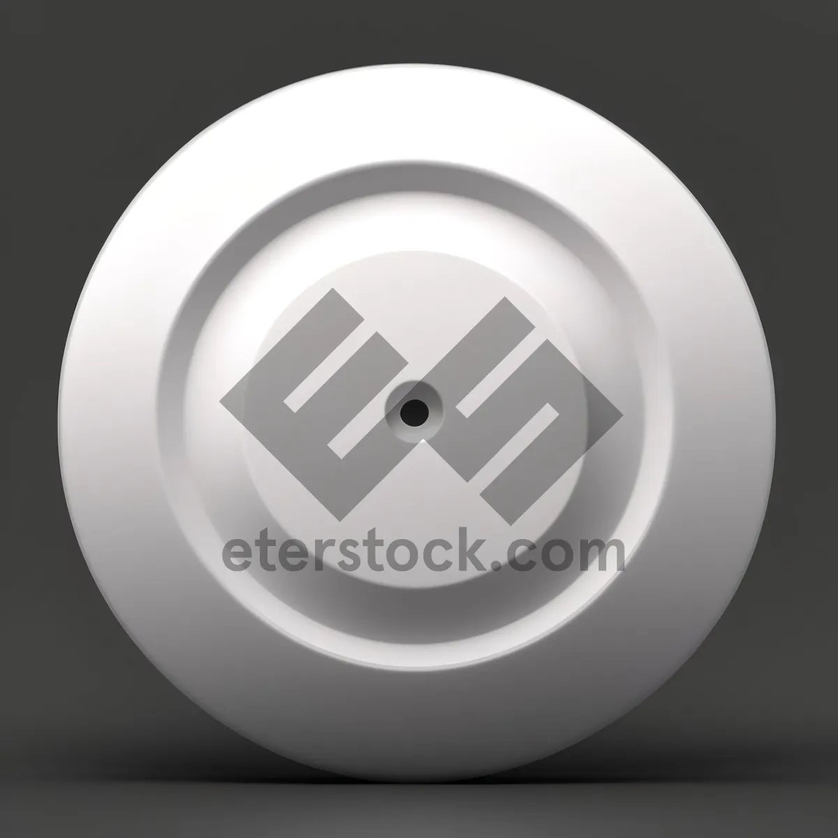 Picture of Modern Acoustic Button with Symbolic Key Icon