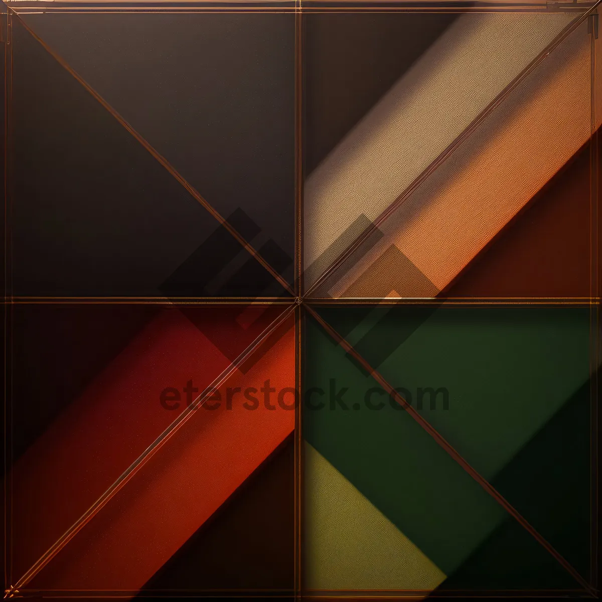 Picture of Colorful Geometric Artwork with Gradient Fractal