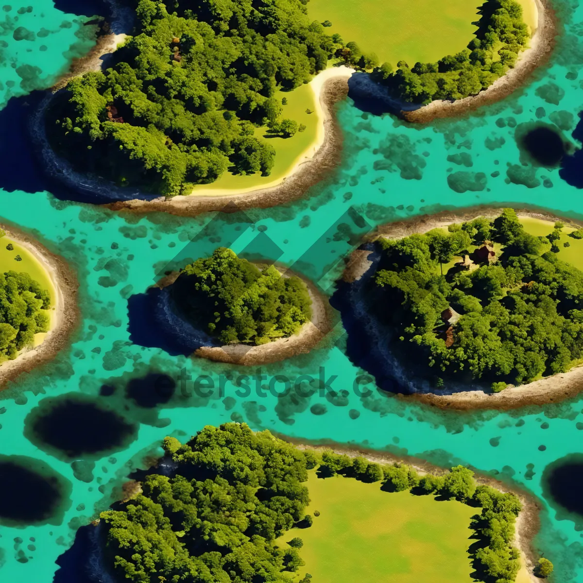 Picture of Colorful Coral Reef in the Tropical Sea