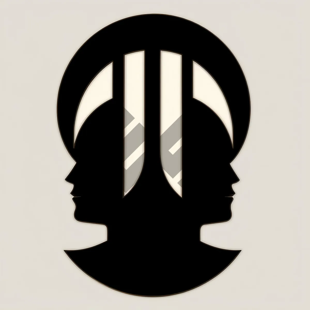 Picture of Pirate Black Silhouette Artistic Haircut Symbol