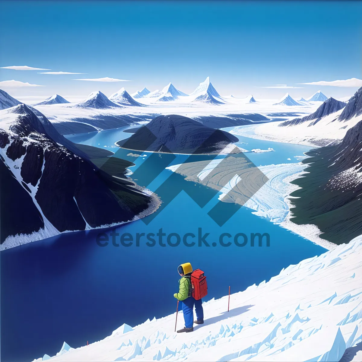 Picture of Majestic Alpine Winter Wonderland