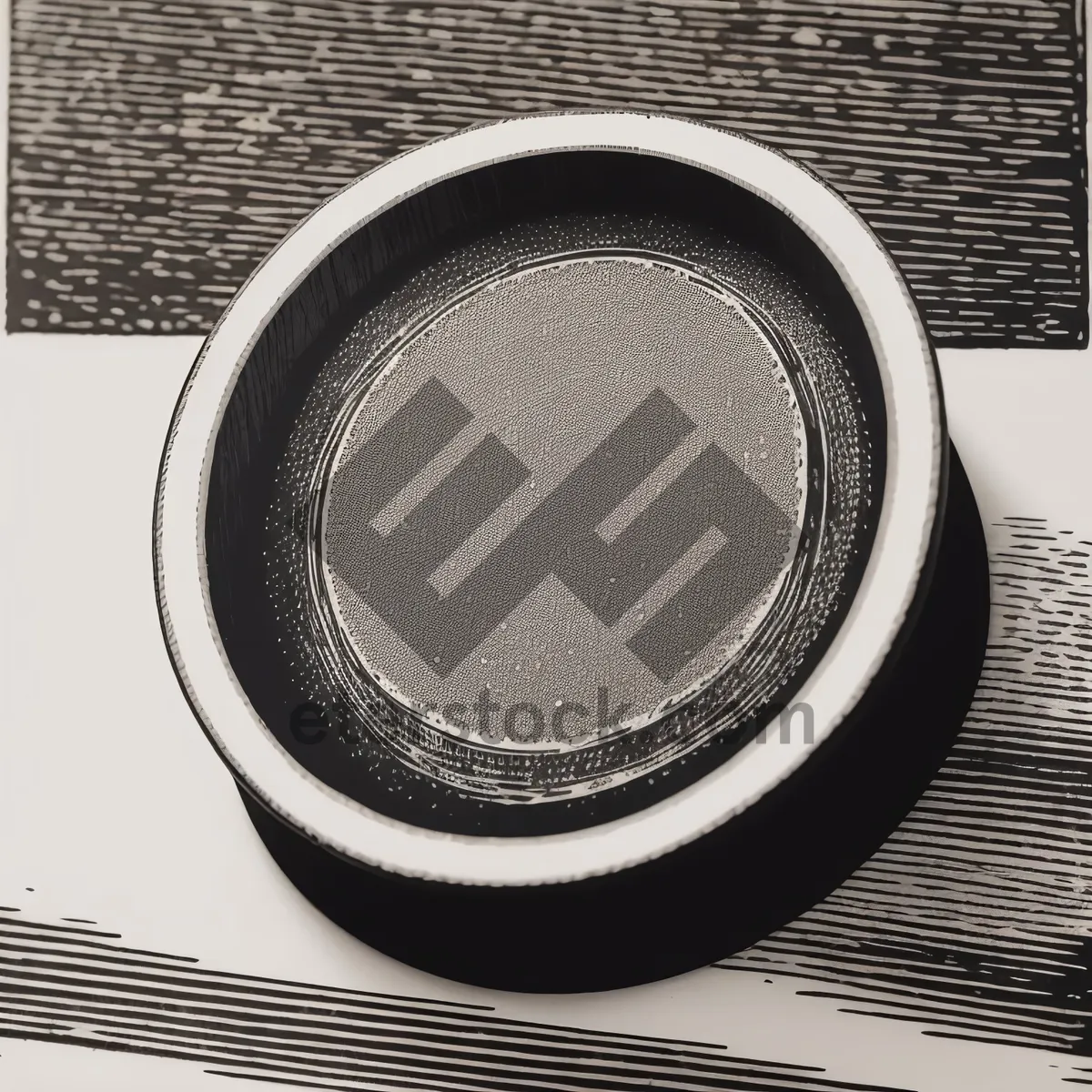 Picture of Black Metal Air Filter Speaker - Closeup Sound Device