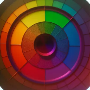 Digital Audio Disc: Vibrant Rainbow of Light