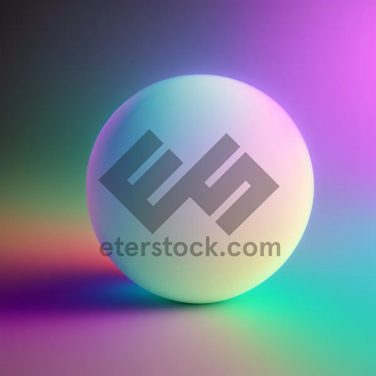 Picture of Colorful Shiny Glass Ball Icon