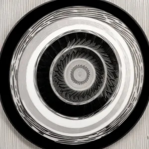 Black Car Wheel in Motion: Mechanical Circle and Tire