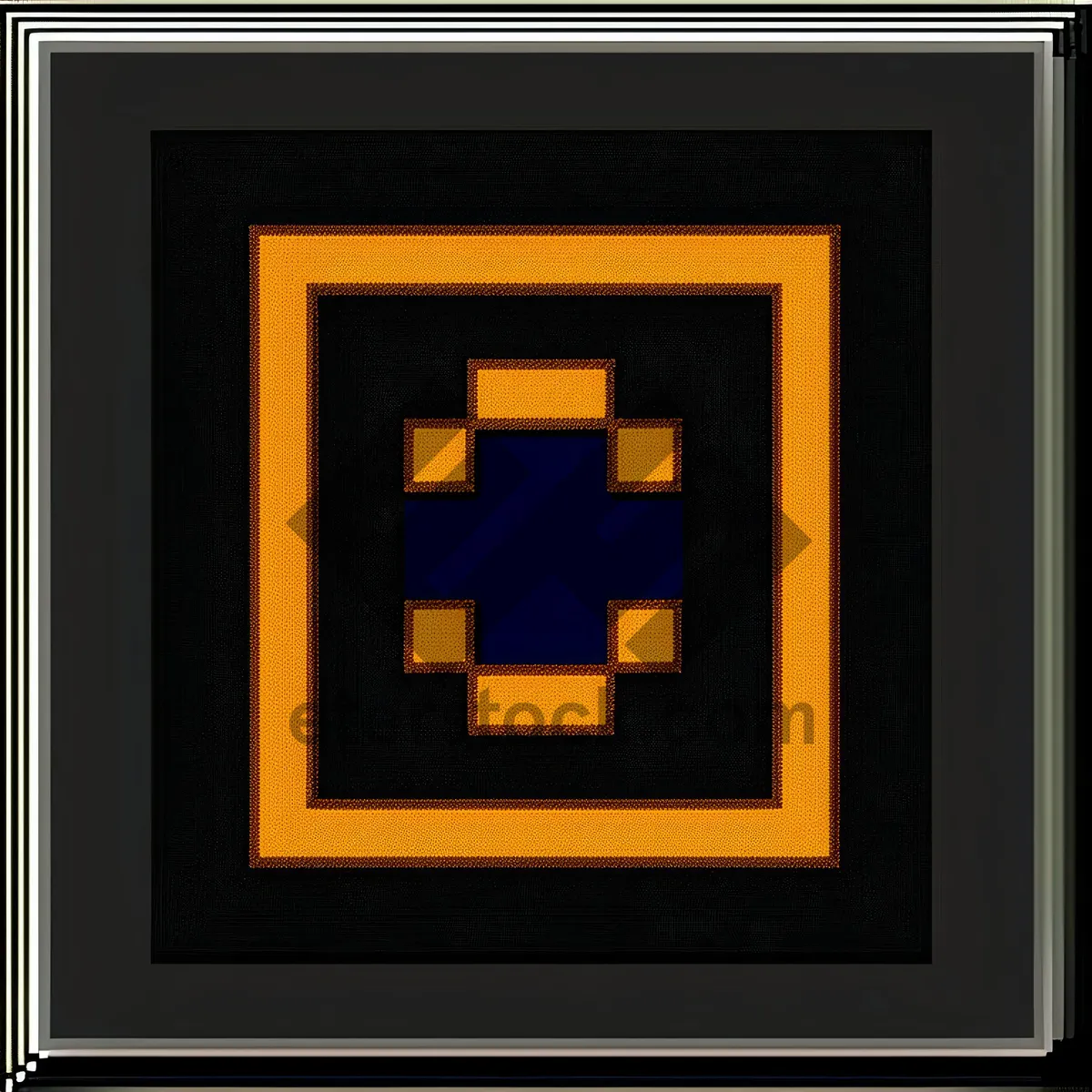 Picture of 3D Digital Clock with Blank Frame Design