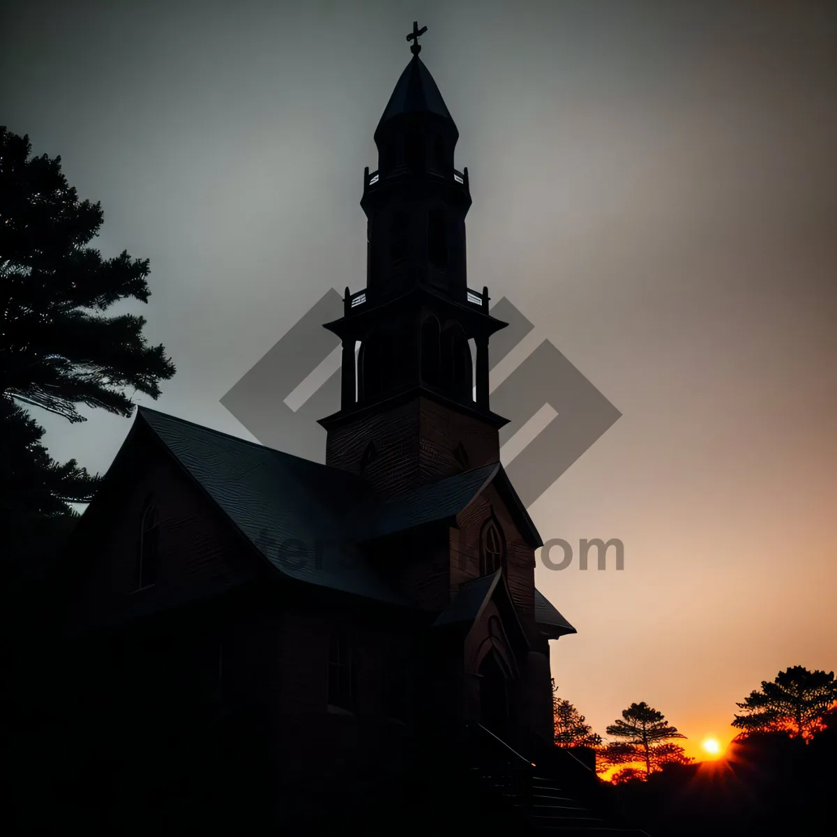 Picture of Iconic Minaret of Old City Cathedral