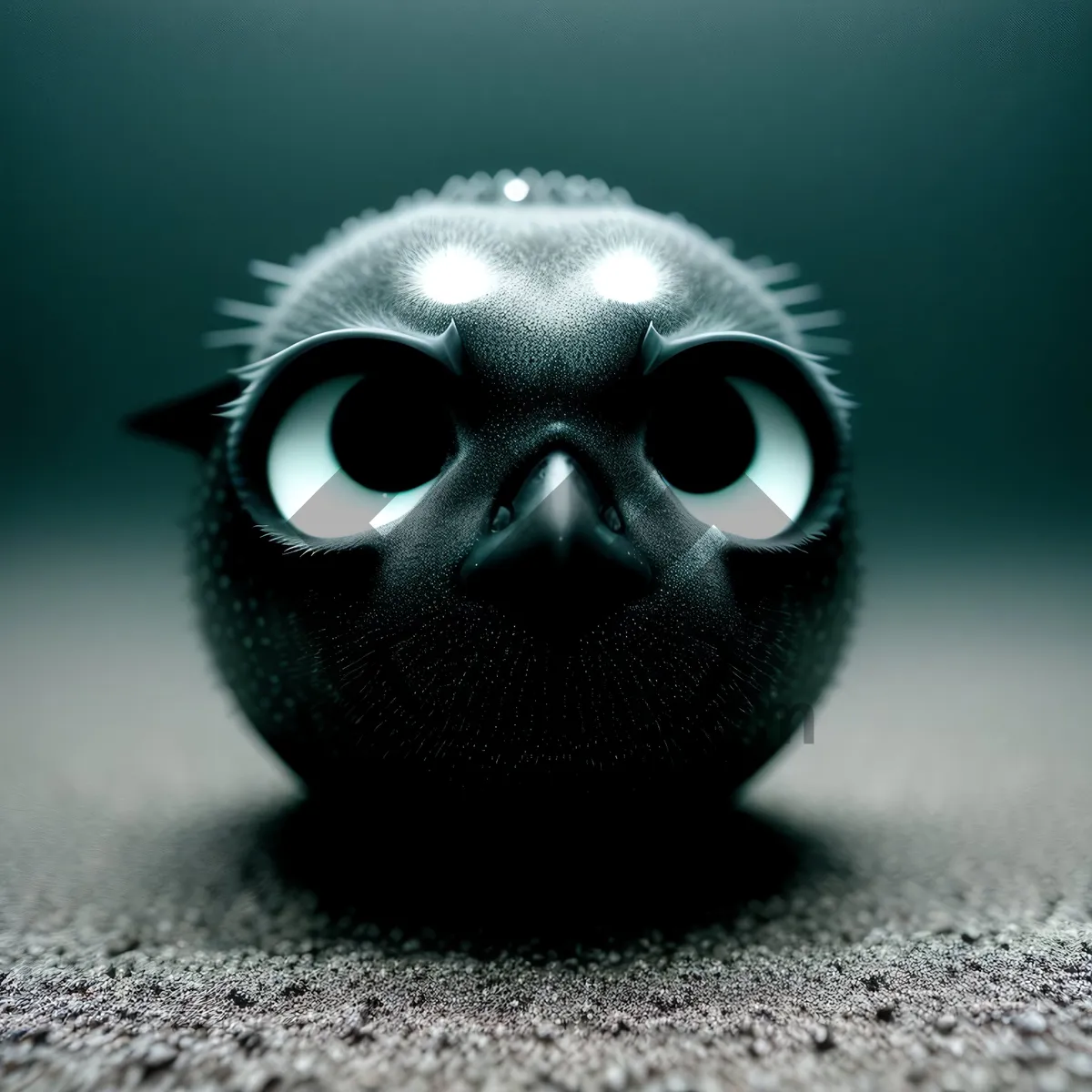 Picture of Masked person observing bacteria with binoculars.