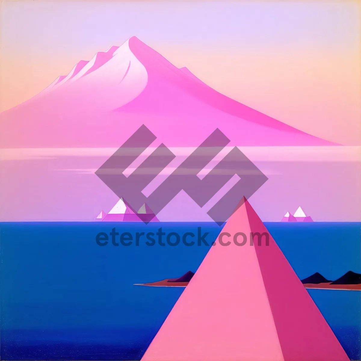 Picture of Pyramid Graphic Design Art Shape