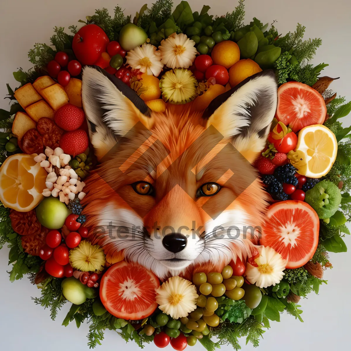 Picture of Vibrant Fruit Basket Packed with Healthy Delights