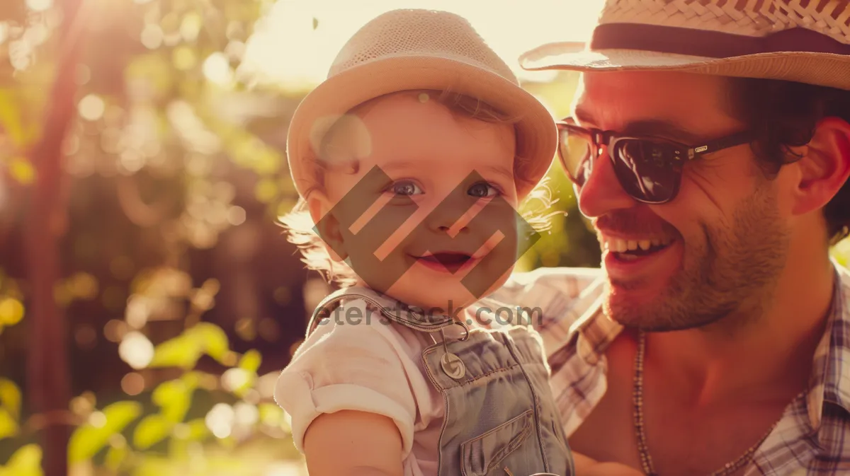 Picture of Happy boy smiling with love and joy.