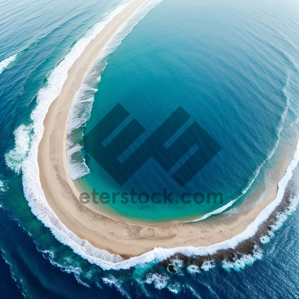 Picture of Refreshing Water Splash Ripples in Clear Motion