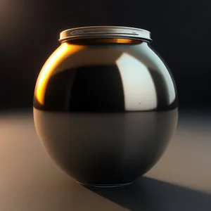 Egg Wine Glass in Liquid Bowl