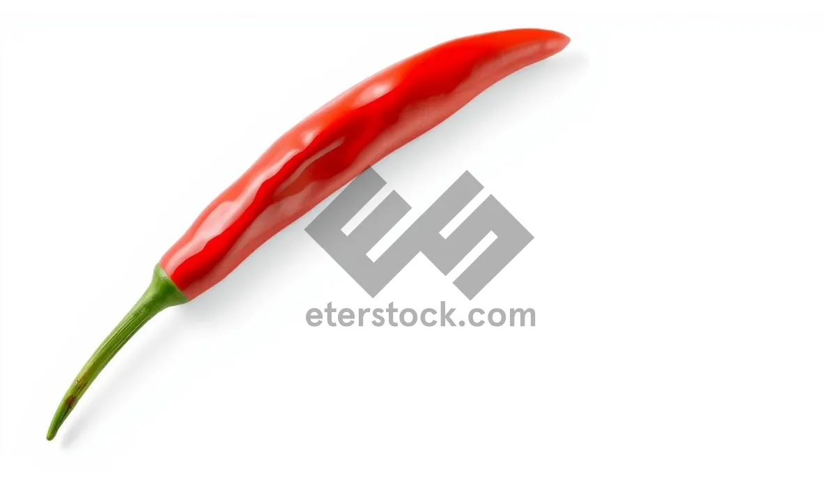 Picture of Spicy Pepper Design: Vibrant Vegetable Shape and Color