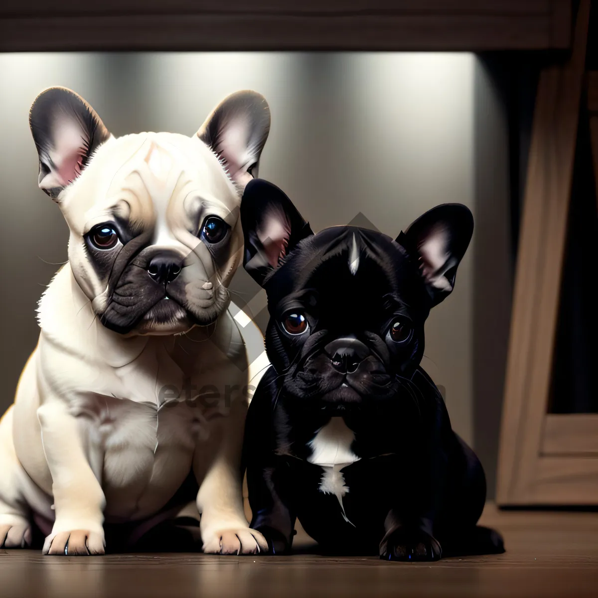 Picture of Charmingly wrinkled Bulldog Puppy that is absolutely endearing