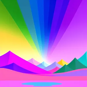 Abstract Colorful Gradient Art Design