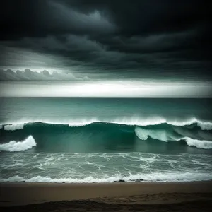 Serene Paradise: Beachside Bliss with Tranquil Waves
