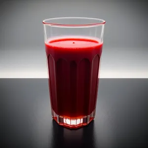 Refreshing Vodka Cocktail in Glass