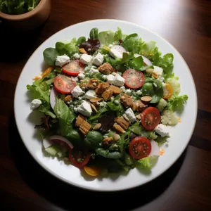 Grilled Beef Salad with Spicy Vegetable Sauce