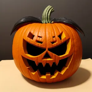 Spooky Halloween Jack-o'-Lantern Pumpkin Decoration