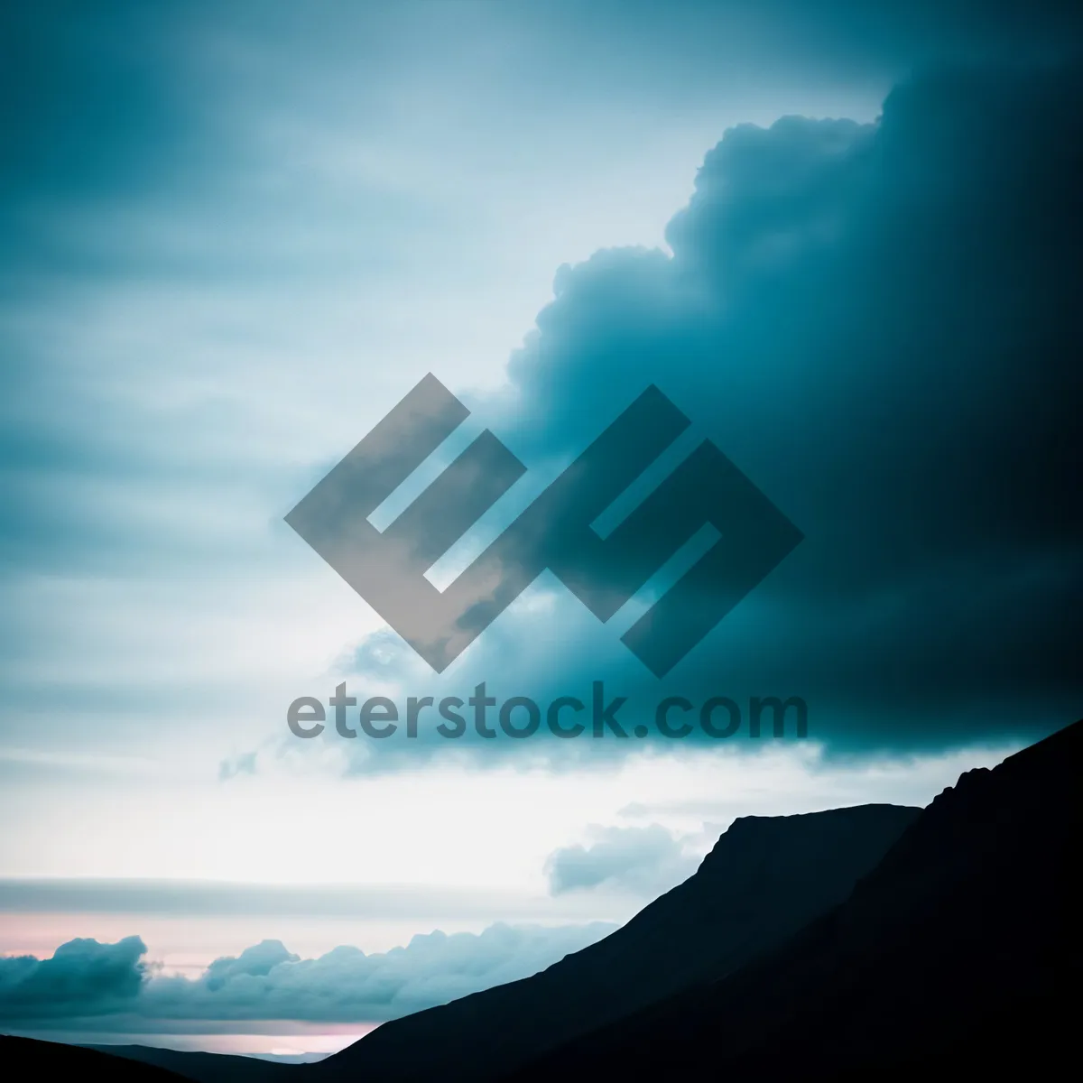 Picture of Vibrant Summer Sky Over Country Landscape